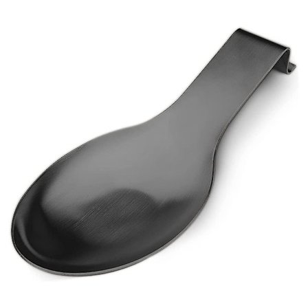 Skedstöd i Rostfritt Stål, Spatel- och Ösningsskedshållare, Rostfritt Stål Bestickskedstöd, Borstad