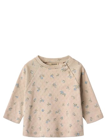 Wheat T-Shirt L/S Darrin - Beige - 92