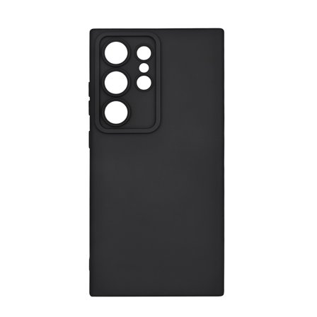 Essentials Samsung Galaxy S24 Ultra silicone back cover, black
