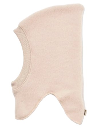 Wheat Wool Fleece Balaclava Eli - Pink - 3-9M