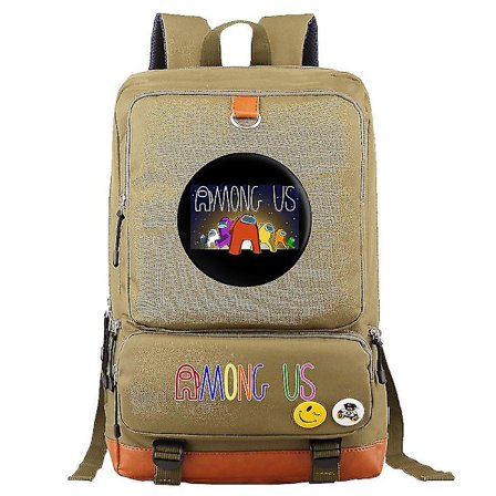 Among Us Ungdom Student Skolesekk Stor Kapasitet Ryggsekk 07 S(gul)