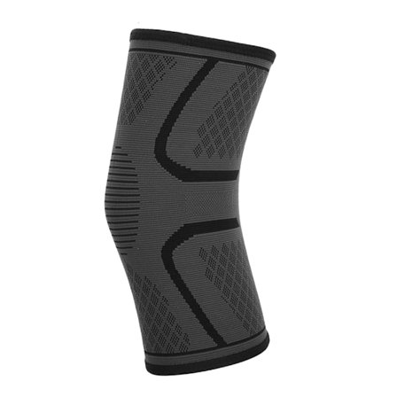 Kompresjonsknebeskytter Anti-Skli Atletisk Beskyttende Kne Støtte for Sykling Løping Svart (Beskyttende Knebeskytter S)