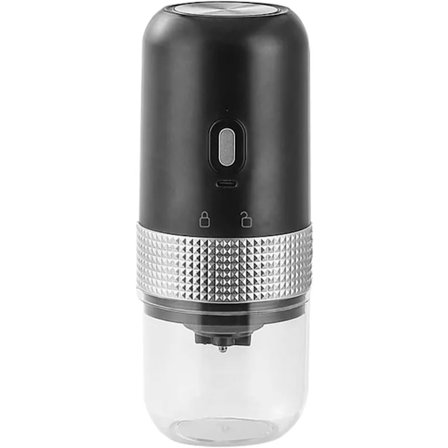 Bärbar kaffemaskin, elektrisk kaffebönkvarn USB-laddning, lämplig för utomhusresor och picknick