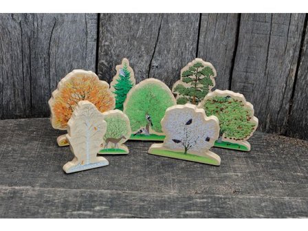 YELLOW DOOR Träd och buskar av trä 10/fp - Lyreco - Skola och förskola - Lekmaterial - Lekfigurer - Övriga