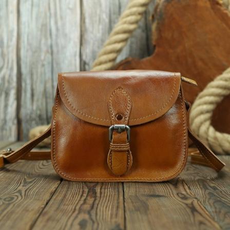 brun färg-Ny mode koreansk version Wild Head Layer Cow Leather - Perfet