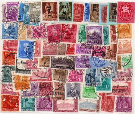 Ungarn - 100 forskellige frimærker