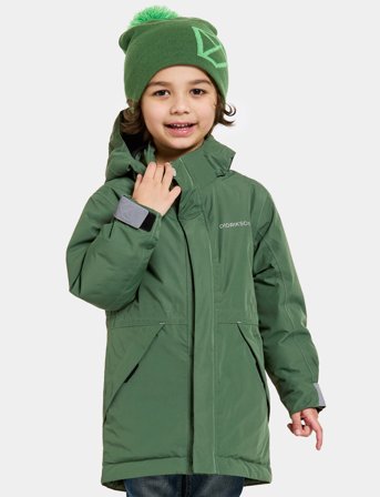 Didriksons Tundran Kids Parkas - Green - 98