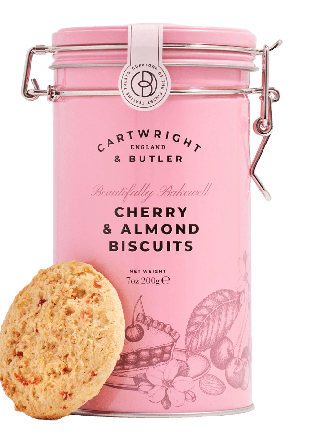 Cartwright & Butler Cherry Almond Biscuits I Plåtburk Skafferi torrvaror Flerfärgad 200G