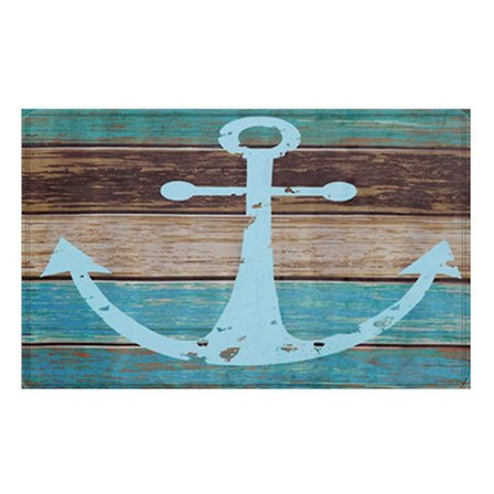 Absorberande Mattor för Golv, Badrum, Halksäkra Mattor, Dörrmattor, Ankartryck, Dörrmattor