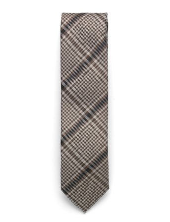 Lindbergh Black | Checked Tie 7 Cm | ONE SIZE