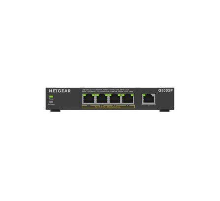 Netgear GS305P Switch 5PT GE Unmanaged with PoE+