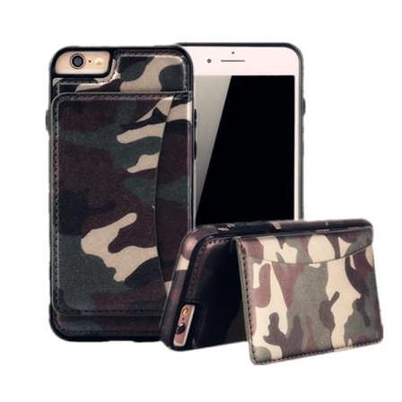 Händig militär mönstrat plånboksskal till iPhone 6/6S PLUS