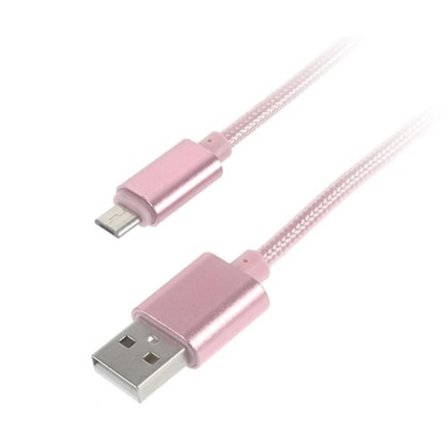 2M Mikro USB Latauskaapeli - Pinkki