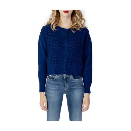 Only, Cardigans Blauw, Dames, Maat:XL