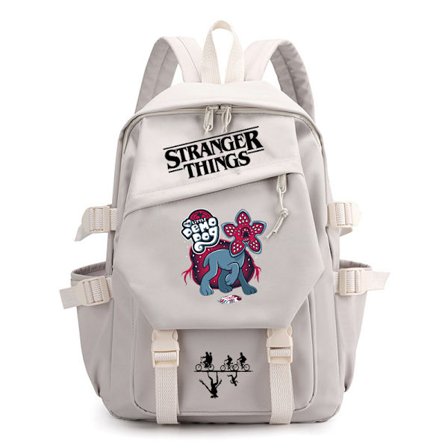 Stranger Things Ryggsekk med trykk, tenåringsryggsekk, multifunksjonell, stor kapasitet, slitesterkt materiale, flere farger tilgjengelig