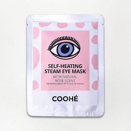 COOHÉ Self-heating Steam Eye Mask, Skincare, Ansigtspleje, Øjencreme