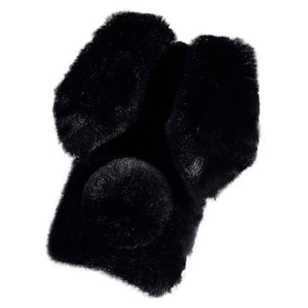 Fluffy Rabbit Samsung Galaxy A10 skal - Svart