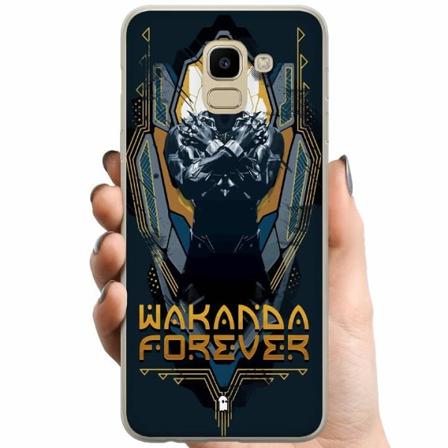 Samsung Galaxy J6 Tpu Mobilskal Black Panther: Wakanda Forever