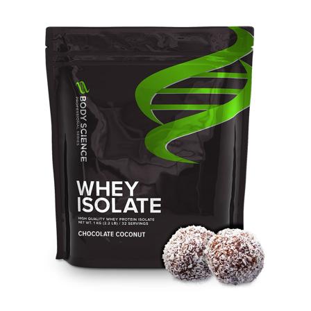 Whey Isolate - Chocolate Coconut - Proteinpulver sjokoladeboller., Kosttilskudd, Proteinpulver, Isolat