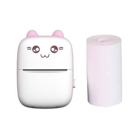 Pocket Printer Bärbar thermal Papper Papper