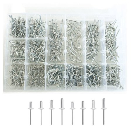 620 STK Blindnitter Pop Nitter Blindnitter Sortimentssæt