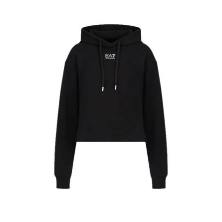 Emporio Armani EA7 Hoodie , Zwart , Dames , Maat: XS