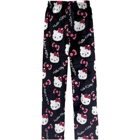 Pyjamasbukser Dame Katt Fluffy Pyjamasbukser Søte Anime Flanell Pyjamas Komfortabel Lounge