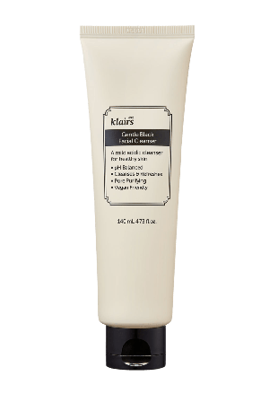 Klairs Gentle Black Facial Cleanser Rengöring Dam 140ML