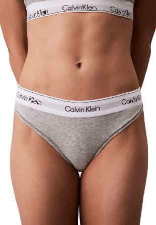 Calvin Klein Underwear THONG Trosor Dam Grå XL