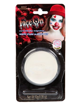 Joker Face Paint White (6) - Multi/patterned - 10 g