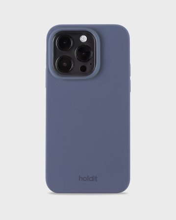 HOLDIT Silicone Case iPhone Pacific Blue 14 Pro, Tøj & Bolig, Elektronik, Telefon & Mobiltilbehør