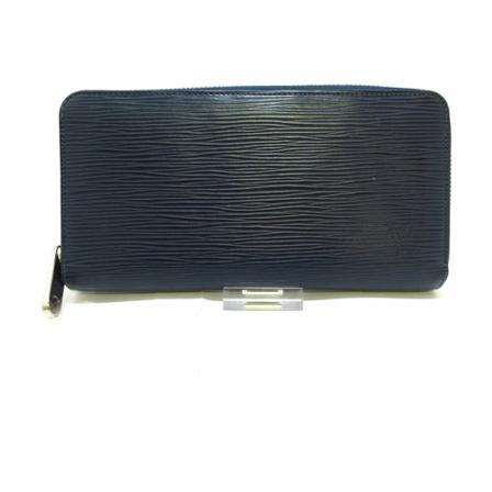 Louis Vuitton Vintage, Pre-owned Wallets Blauw, Dames, Maat:ONE Size,leer