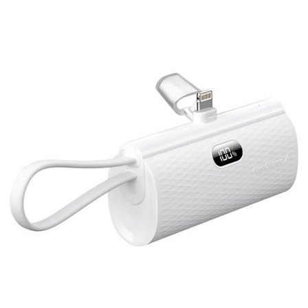 Extern laddare - FORCELL - F-Energy - 5000mAh - 20W - Lightning och USB C