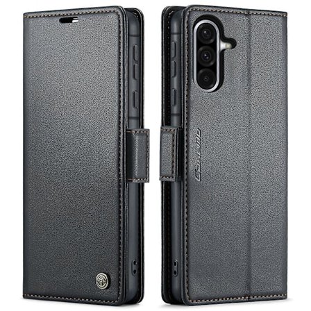 CaseMe 023 Sommerfugl Spænde Litchi Tekstur RFID Tyverisikret Læder Telefon Cover