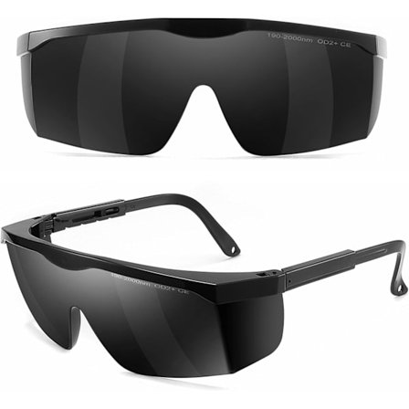 IPL 190nm-2000nm laser sikkerhetsbriller for laserterapeuter, øyebeskyttelse og laser hårfjerning