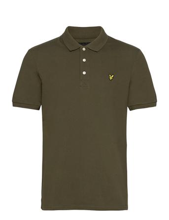Slim Stretch Polo Shirt Polos Short-sleeved Grønn Lyle & Scott