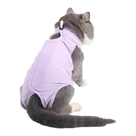 Rehabiliteringssdrakt for katt, egnet for abdominal traumer og