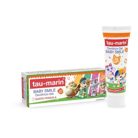Taumarin Dentifricio Baby Gusto Fragola 44 Gatti 2-6 Anni 50ml