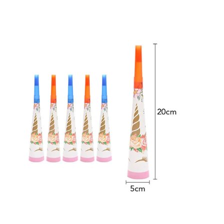 145 st Födelsedagsdekorationer för Barnkalas Set Flicka Grattis på Födelsedagen Regnbåge Enhörning Tema Kalastillbehör högtalare