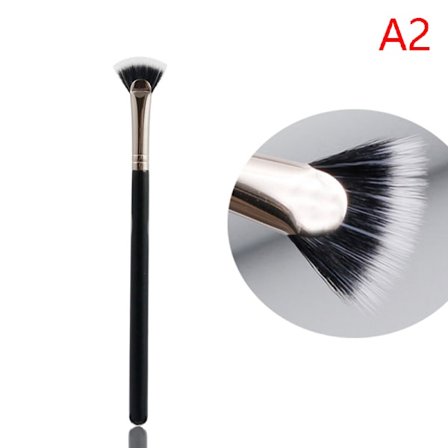 1 ST Fan Mascara Brush Fan Makeup Borste för Fransar Ögonfrans Brus