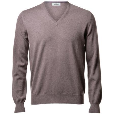 Gran Sasso, Pull COL V Grijs, Heren, Maat:XL
