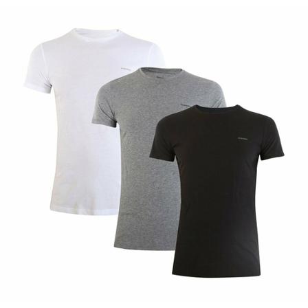 Diesel T-Shirts 3 pack , Zwart , Heren , Maat: L