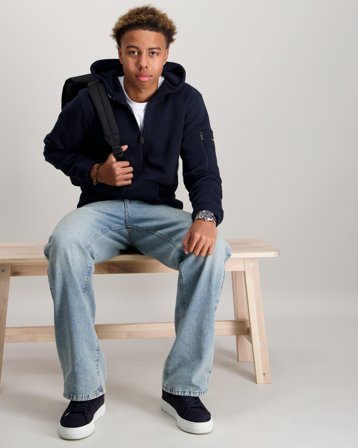 Sail Racing JR WAVE ZIP HOOD Blau Hoodies/Kapuzenpullover Jungen - Kids Brand Store