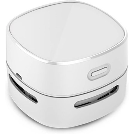 Mini dammsugare för skrivbord, bordsdammsugare, energibesparande, hög hållbarhet upp till 400 min, 360° roterande