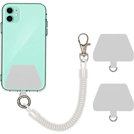 Telefonfjær Lanyard (Klar 2stk), Universell Anti-Tyveri Anti-Tap