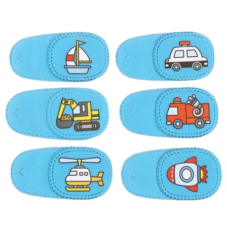 6 stk Amblyopia øyelapp for briller Barn voksen lat øyelapp