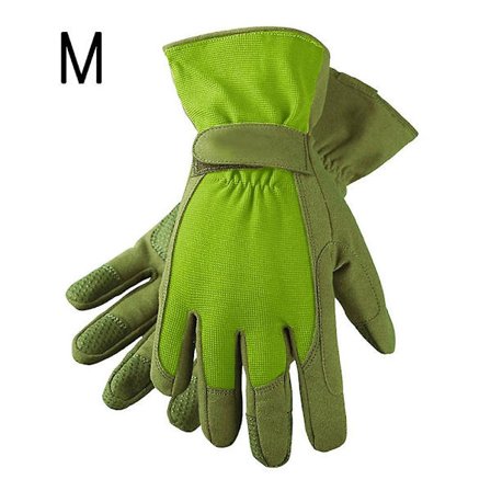 Grønne 1 par damehagehansker, torn- og punkteringsroser