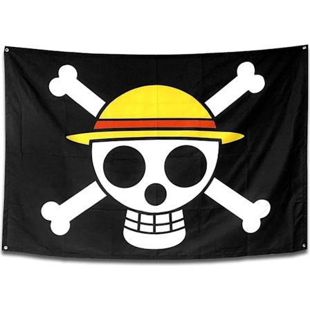 /EA/Anime Værelsesindretning Stor Størrelse One Piece Flag, Piratlegion Flag,
