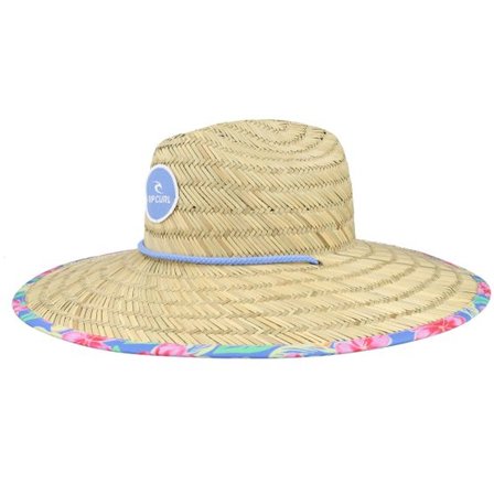 Rip Curl - Beige sunhat Hatt - Mixed Natural/Blue Straw Sun Hat @ Hatstore