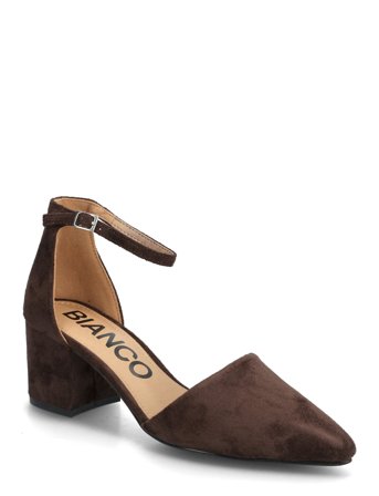 Bianco Biadevived Pump Micro Suede - Brown - 37
